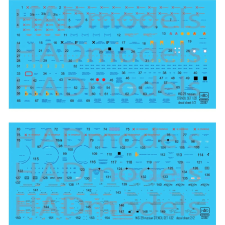 HADMODELS 1/32 Mig-29 vadászgép matrica készlet makett