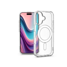 Haffner Anti Shock MagSafe szilikon hátlap iPhone 16 átlátszó tok és táska