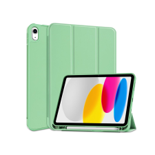 Haffner Apple iPad 10.9 (2022) tablet tok (Smart Case) on/off funkcióval, Apple Pencil tartóval - matcha green (ECO csomagolás) (FN0460) tablet tok