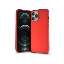 Haffner Apple iPhone 12 Pro Max szilikon hátlap - Soft - piros mobiltelefon, tablet alkatrész