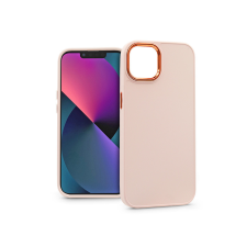 Haffner Apple iPhone 13 szilikon hátlap - Frame - pink tok és táska