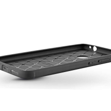Haffner Apple iPhone 14 Plus szilikon hátlap - Carbon Logo - fekete (PT-6524) tok és táska