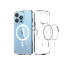 Haffner Apple iPhone 14 Pro szilikon hátlap - Clear Mag Cover - átlátszó tok és táska