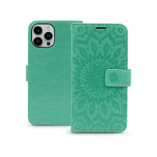 Haffner Apple iPhone 15 oldalra nyíló tok, zöld (PT-6785) tok és táska