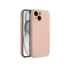 Haffner Apple iPhone 15 Plus szilikon hátlap - Silicone Mag Cover - rózsaszín (HF229107) tok és táska
