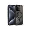 Haffner Apple iPhone 15 Pro Max szilikon hátlap - Edge Mag Cover - fekete/átlátszó (PT-6839)