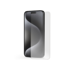 Haffner Apple iPhone 15 Pro Max üveg képernyővédő fólia - Tempered Glass Screen Pro Plus2.5D - 1 db/csomag - ECO csomagolás mobiltelefon kellék