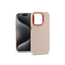 Haffner Apple iPhone 15 Pro szilikon hátlap - Frame - rózsaszín tok és táska