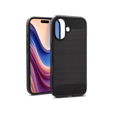 Haffner Apple iPhone 16 Plus Carbon szilikon tok, fekete (HF782457) tok és táska