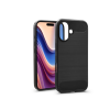 Haffner Apple iPhone 16 Plus szilikon hátlap - Carbon - fekete