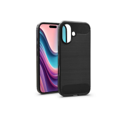 Haffner Apple iPhone 16 szilikon hátlap - Carbon - fekete (HF782433) tok és táska