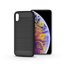 Haffner Apple iPhone XS Max szilikon hátlap - Carbon - fekete (PT-4694) - Telefontok tok és táska