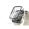 Haffner Apple Watch 7 (41 mm) védőtok beépített edzett üveggel - DEFENSE 360 - clear (ECO csomagolás)