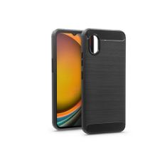 Haffner Carbon szilikon hátlap Samsung Galaxy Xcover 7 fekete tok és táska