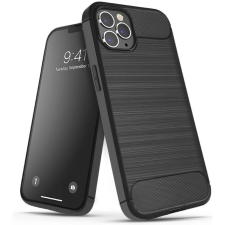 Haffner Carbon szilikon hátlap Xiaomi Redmi 10C fekete tok és táska