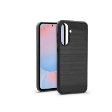 Haffner Carbon szilikon tok - Samsung SM-A566 Galaxy A56 5G - fekete tok és táska