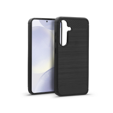 Haffner Carbon szilikon tok - Samsung SM-S926 Galaxy S24+ - fekete (HF233043) tok és táska