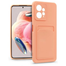 Haffner Card Case szilikon hátlap Xiaomi Redmi Note 12 4G rózsaszín tok és táska