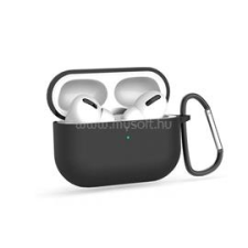 Haffner FN0421 fekete szilikon védőtok Apple AirPods Pro 1/2 fülhallgatóhoz (FN0421) audió kellék