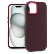 Haffner Frame szilikon hátlap iPhone 15 bíbor tok és táska
