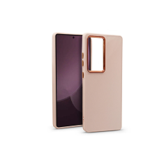 Haffner Frame szilikon tok - Samsung SM-S938 Galaxy S25 Ultra - pink tok és táska