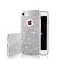 Haffner Glitter iPhone 14 Tok - Ezüst tok és táska