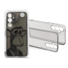 Haffner Gray Monkey szilikon hátlap Samsung Galaxy A25 5G szürke átlátszó