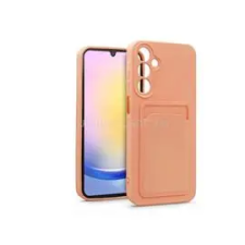 Haffner HF259258 Samsung Galaxy A25 5G rózsaszín szilikon hátlap kártyatartóval (HF259258) tok és táska