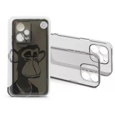 Haffner HF272622 Xiaomi Redmi Note 12 Pro+ 5G Gray Monkey átlátszó szilikon hátlap tok és táska