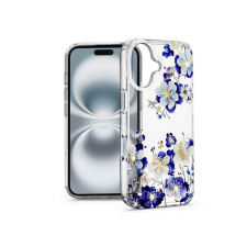 Haffner IMD Floral szilikon tok - Apple iPhone 16 Plus - átlátszó (HF789616) tok és táska