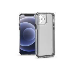 Haffner Matrix Clear kameravédős szilikon tok - Apple iPhone 12 - átlátszó tok és táska