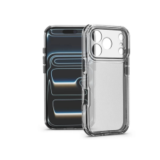 Haffner Matrix Clear kameravédős szilikon tok iPhone 17 Pro átlátszó tok és táska