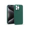 Haffner Matt szilikon tok - Apple iPhone 15 Pro - zöld