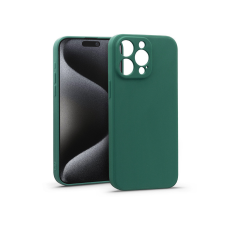 Haffner Matt szilikon tok - Apple iPhone 15 Pro - zöld tok és táska