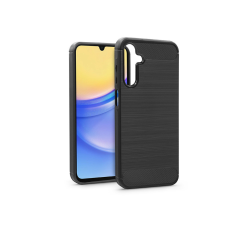 Haffner Samsung A155 Galaxy A15 4G/Galaxy A15 5G szilikon hátlap - Carbon - fekete tok és táska