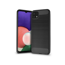 Haffner Samsung A226B Galaxy A22 5G szilikon hátlap - Carbon - fekete tok és táska