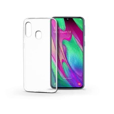 Haffner Samsung A405F Galaxy A40 szilikon hátlap - Soft Clear - transparent tok és táska