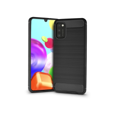Haffner Samsung A415F Galaxy A41 szilikon hátlap - Carbon - fekete tok és táska