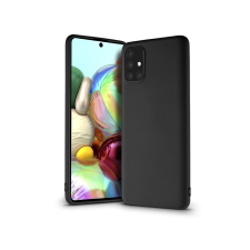 Haffner Samsung A715F Galaxy A71 szilikon hátlap - Soft Premium - fekete tok és táska