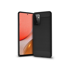 Haffner Samsung A725F Galaxy A72/A726B Galaxy A72 5G szilikon hátlap - Carbon - fekete tok és táska
