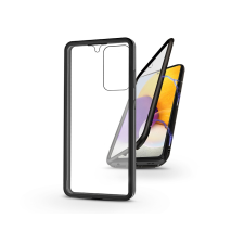 Haffner Samsung A725F Galaxy A72 LTE/A726B Galaxy A72 5G mágneses, 2 részes hátlap előlapi üveggel - Magneto 360 - fekete tok és táska