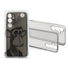 Haffner Samsung Galaxy A35 szilikon hátlap - Gray Monkey - átlátszó