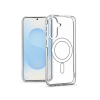 Haffner Samsung Galaxy S25 MagSafe kompatibilis szilikon tok, átlátszó (HF337147)
