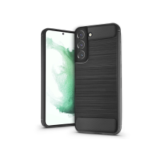 Haffner Samsung S906B Galaxy S22+ 5G szilikon hátlap - Carbon - fekete tok és táska