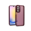 Haffner Samsung SM-A256 Galaxy A25 5G hátlap kameravédő peremmel, lencsevédő üveggel - Variete - bíbor