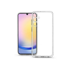 Haffner Samsung SM-A256 Galaxy A25 5G szilikon hátlap kameravédővel - Clear Case - átlátszó tok és táska