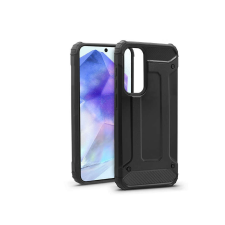 Haffner Samsung SM-A556 Galaxy A55 ütésálló hátlap - Armor - fekete tok és táska
