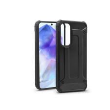 Haffner Samsung SM-A556 Galaxy A55 ütésálló hátlap - Armor - fekete (HF272219) tok és táska