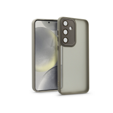 Haffner Samsung SM-S926 Galaxy S24+ hátlap kameravédő peremmel, lencsevédő üveggel - Variete - steel (HF238529) tok és táska