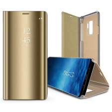 Haffner Smart Clear View Oldalra nyíló tok Samsung Galaxy A54 5G arany tok és táska